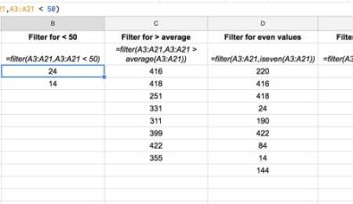 HƯỚNG DẪN CƠ BẢN VỀ HÀM FILTER TRONG GOOGLE SHEETS